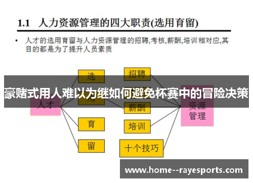 豪赌式用人难以为继如何避免杯赛中的冒险决策 豪赌式用人难以为继如何避免杯赛中的冒险决策